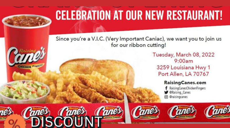 Canes Coupon Codes